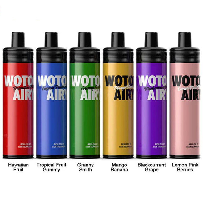 재충전용 1000 분첩 처분할 수 있는 Vape 깍지 장치 장비 Wotofo 바람이 잘 통하는 휴대용 깍지 Vape