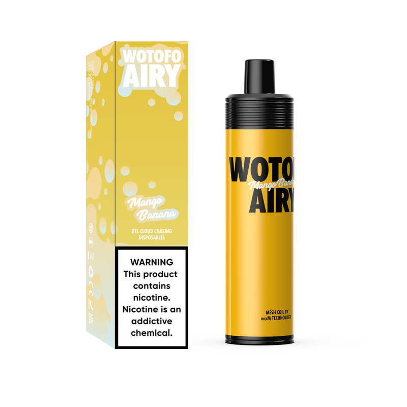 재충전용 1000 분첩 처분할 수 있는 Vape 깍지 장치 장비 Wotofo 바람이 잘 통하는 휴대용 깍지 Vape
