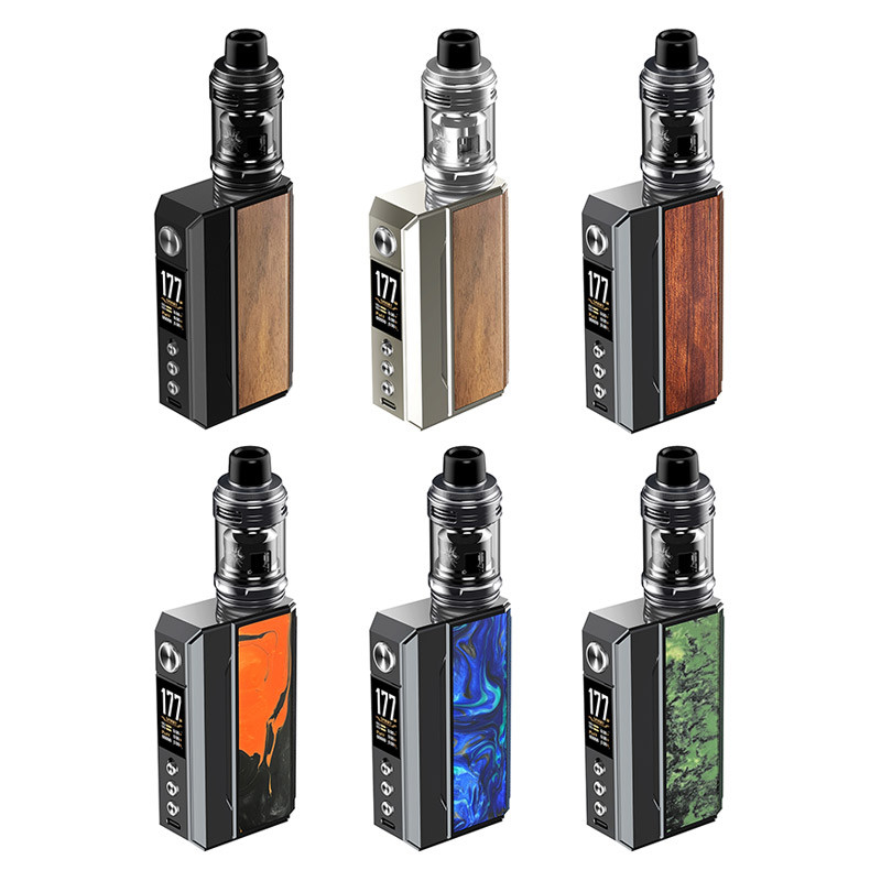 우포 드래그 4 키트 177w 4ml 5.5ml 모든 Pnp 코일 Uforce-L 탱크 듀얼 18650 배터리 박스 키트