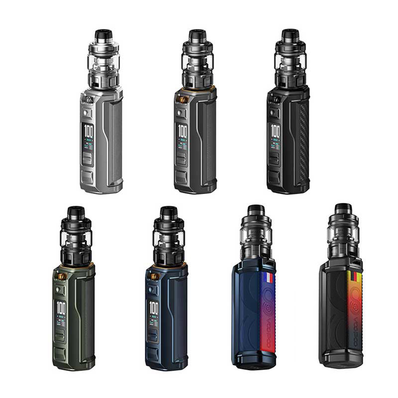뷰푸 아르거스 XT 100W 모드 키트 6.5ml 매트 탱크 18650/21700 배터리에 적합