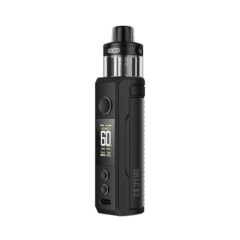 Voopoo 드래그 s2 팟 모드 키트 60w와 PnP X 카트리지 DTL / MTL 2500mAh 5ml