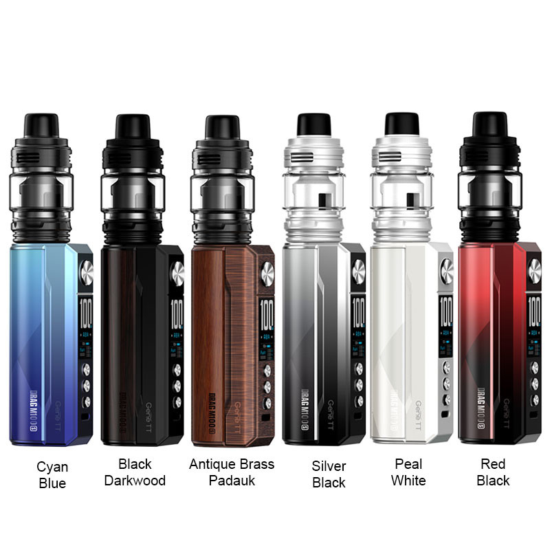 푸푸 드래그 M100S 모드 키트 100w PnP 코일 5.5ml 0.5ohm 와이프 키트