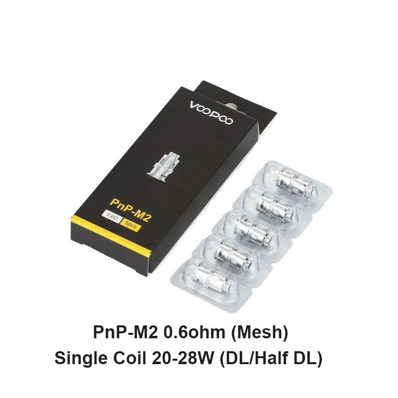 듀오포 PnP 교체 코일 5pcs/pack for Drag Baby/Mini/2/S/X,VINCI 시리즈 키트,Argus Pro,PnP 20/22,V.SUIT